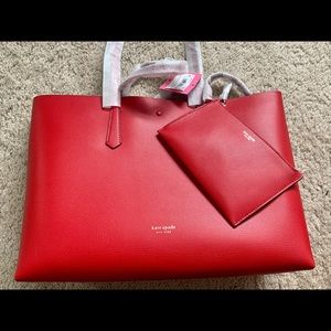 Kate Spade Molly large tote with wristlet NWT